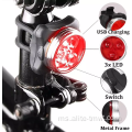 Plastik Luaran LED LED Bicycle Tail Light USB